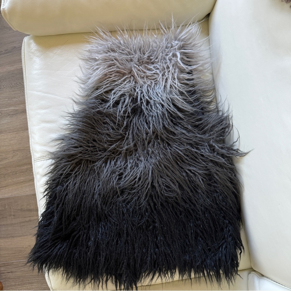 Anna Sui Ombre fur vest jacket - Picture 2 of 5